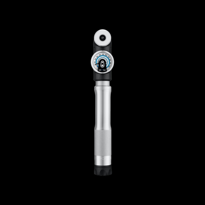 Crankbrothers Sterling Short Pump-With Gauge-Silver-BRINK