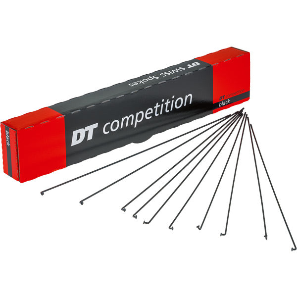 DT Swiss Competition 2 / 1.8mm Spoke-250 mm-Black-BRINK