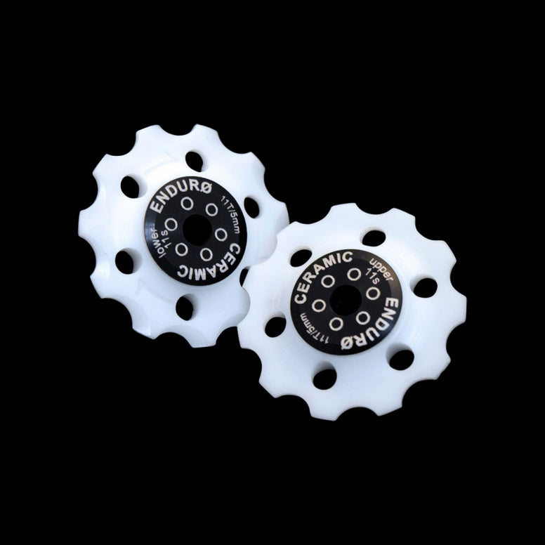 Enduro XD-15 Ceramic Jockey Wheels-MTB - SRAM XX1-White-BRINK