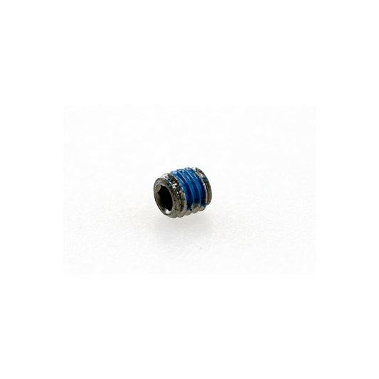 FOX Fastener STD (Metric)-Screw M3 x .5mm x 3mm SS Skt Set Cup Point Nylock Patch-BRINK