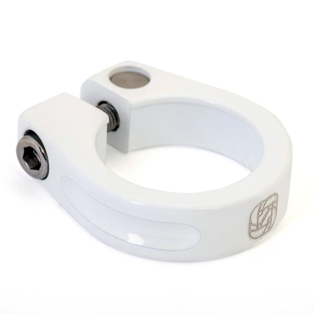 Gusset Clench Seatclamp-28.6mm-White-BRINK