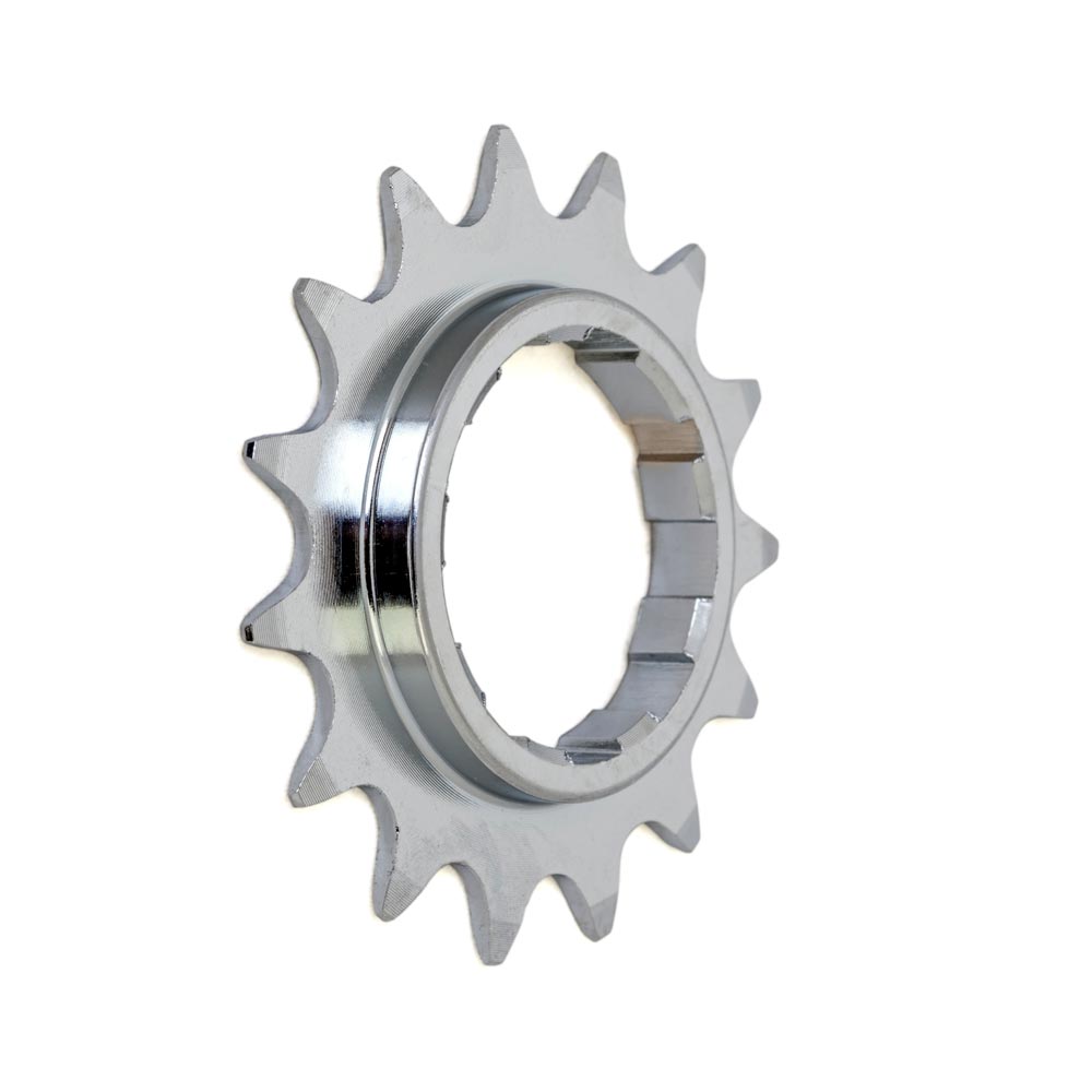 Gusset Double Six Sprocket-15T-Chrome-BRINK