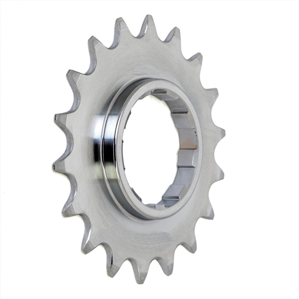 Gusset Double Six Sprocket-18T-Chrome-BRINK