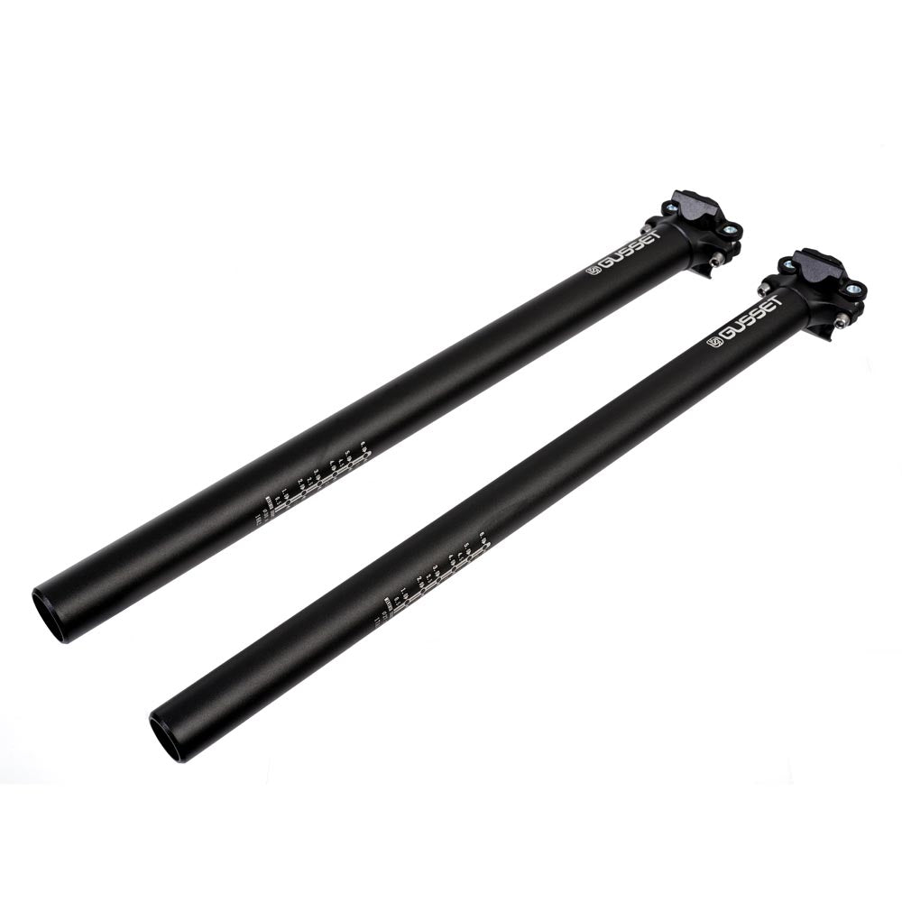 Gusset Lofty XXL Seatpost-31.6mm-Black-BRINK