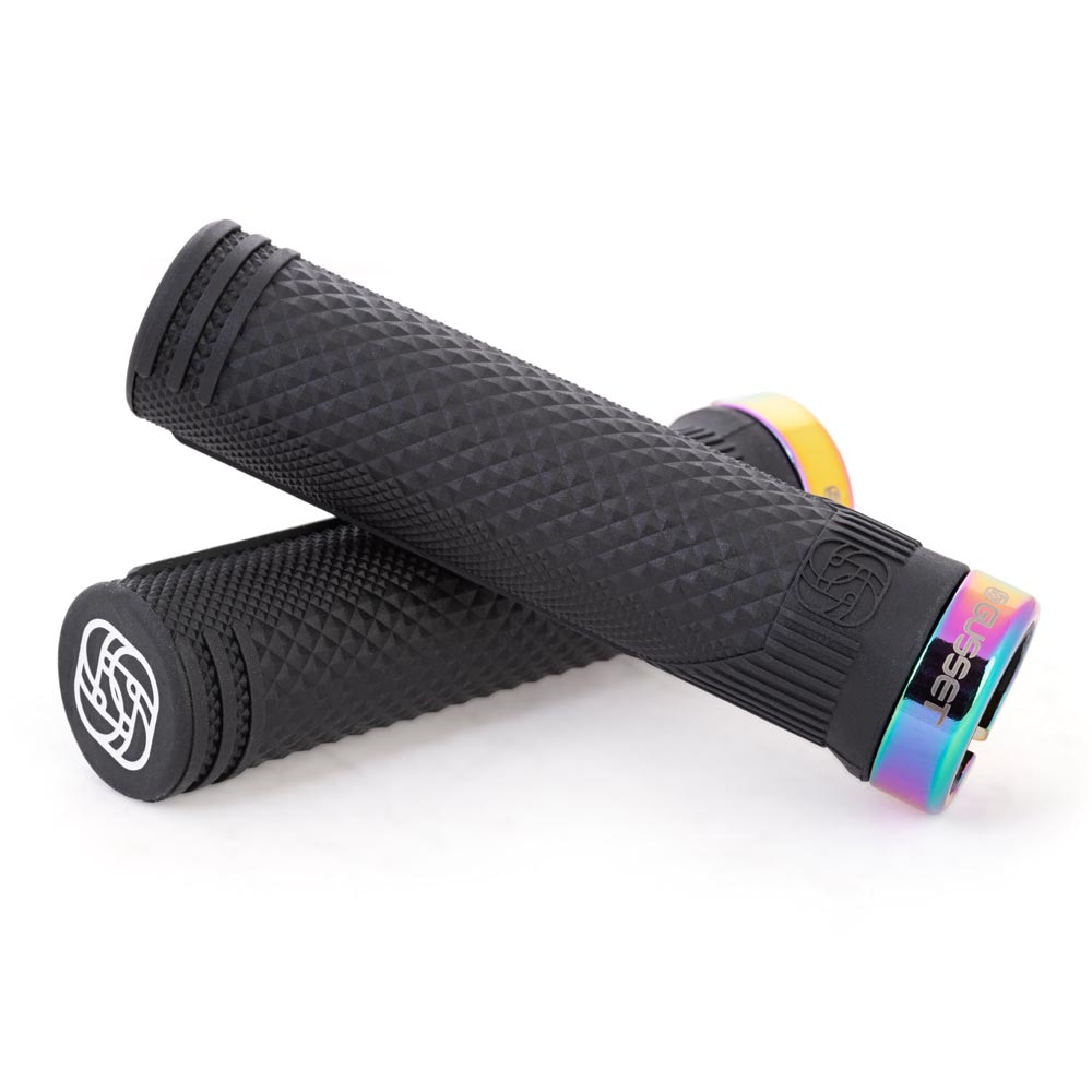 Gusset S2 Extra Soft Grips-133mm-Black/Oil Slick-BRINK