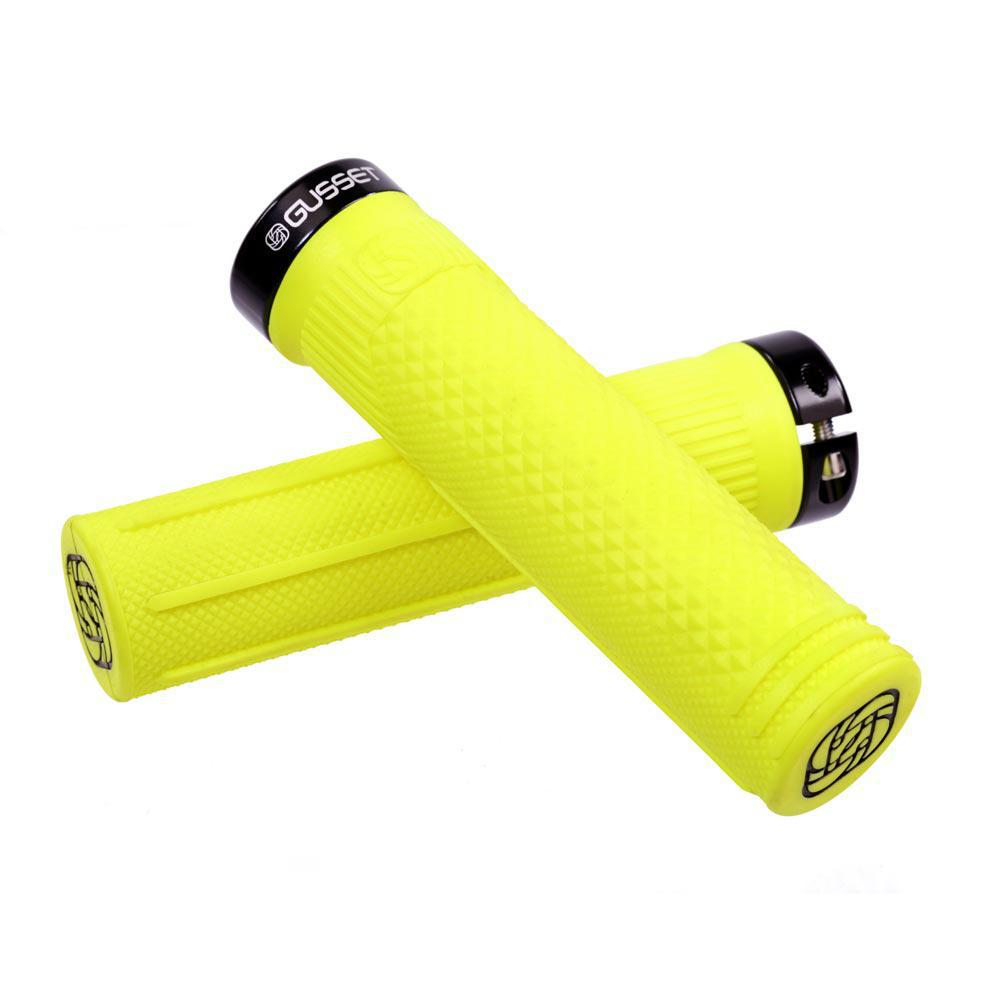 Gusset S2 Extra Soft Grips-133mm-Fluro Yellow-BRINK