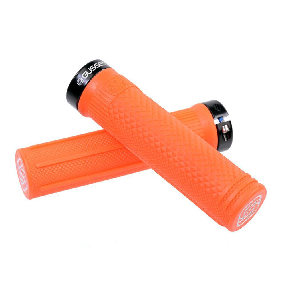 Gusset S2 Grips-133mm-Fluro Orange-BRINK