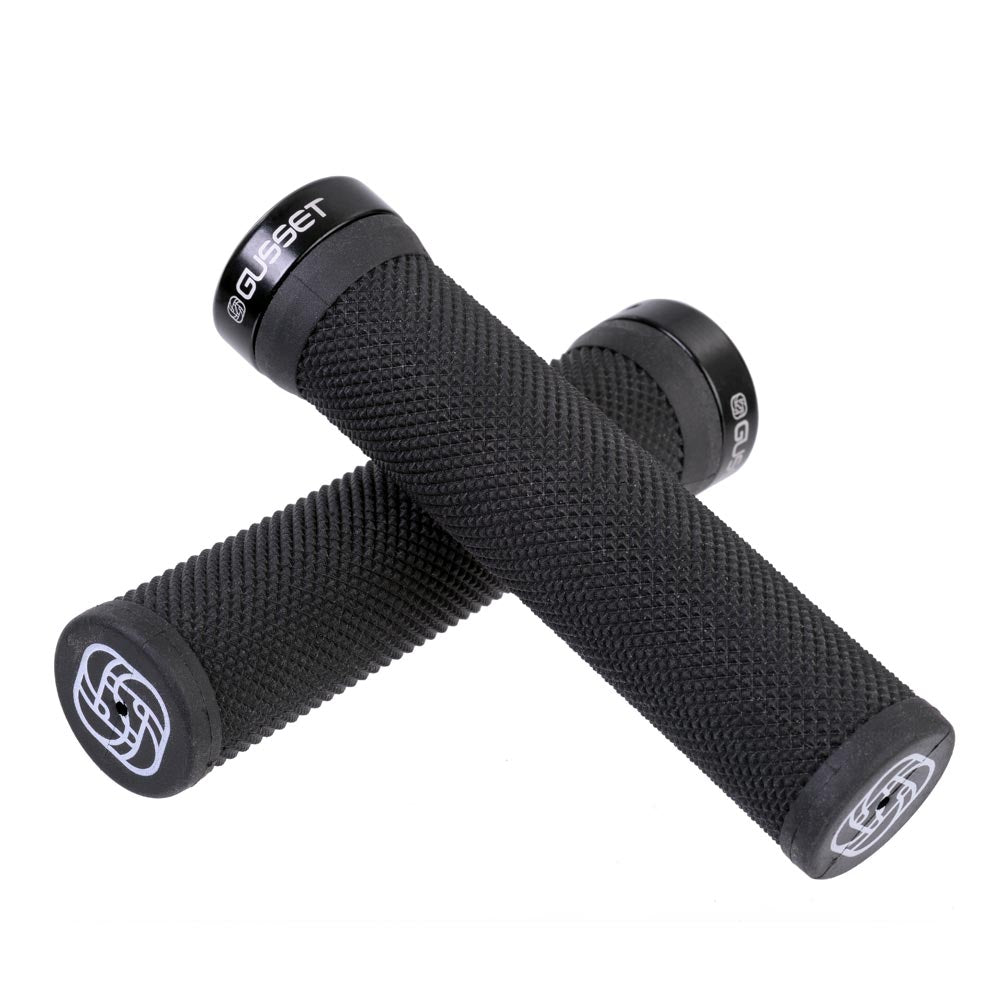 Gusset Single File Extra Soft grips-133mm-Black-BRINK