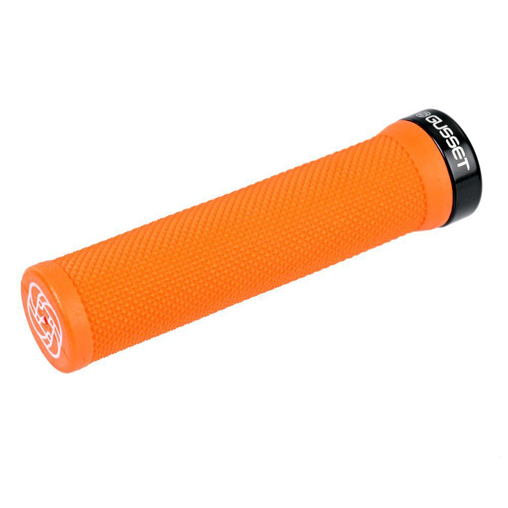 Gusset Single File Grips-133mm-Fluro Orange-BRINK