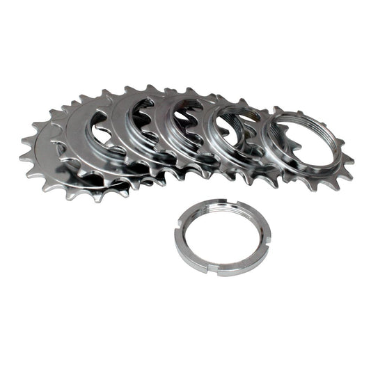 Gusset Track Cog-13T-Silver-BRINK