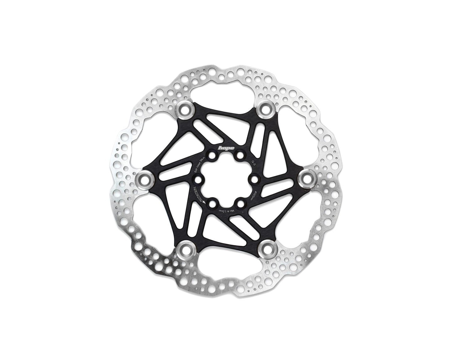 Hope Floating Rotor-Brake Rotors-6 Bolt-183mm-Black-BRINK