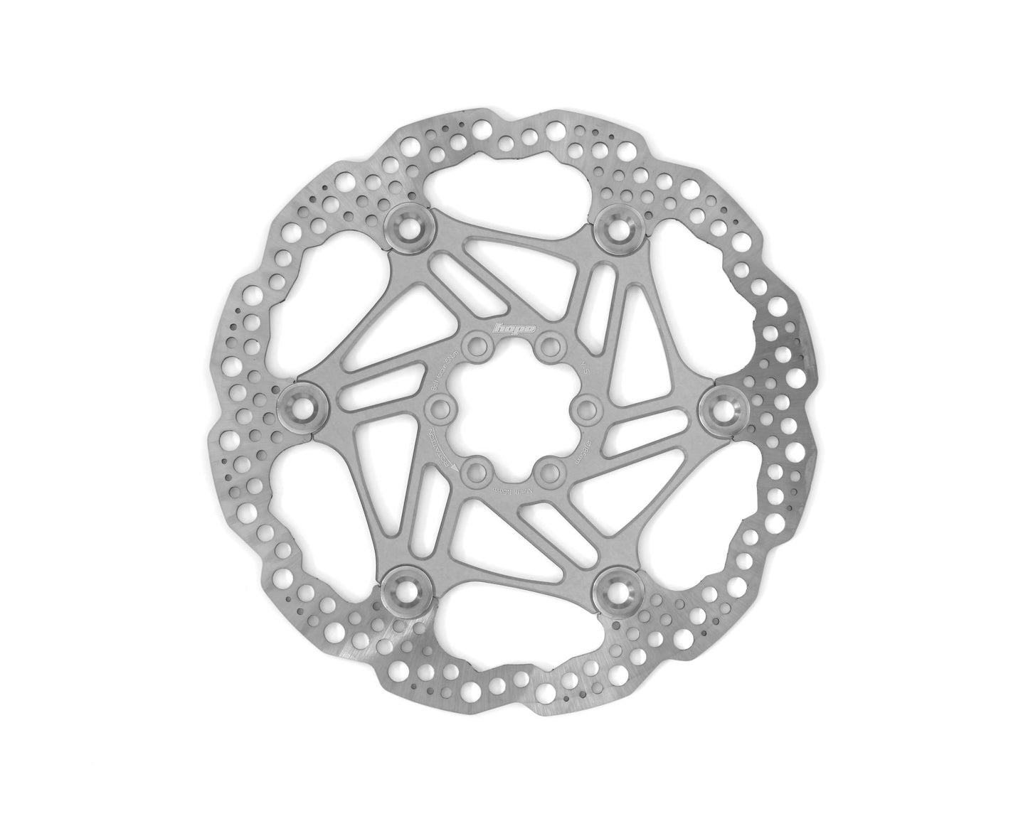 Hope Floating Rotor-Brake Rotors-6 Bolt-185mm-Silver-BRINK