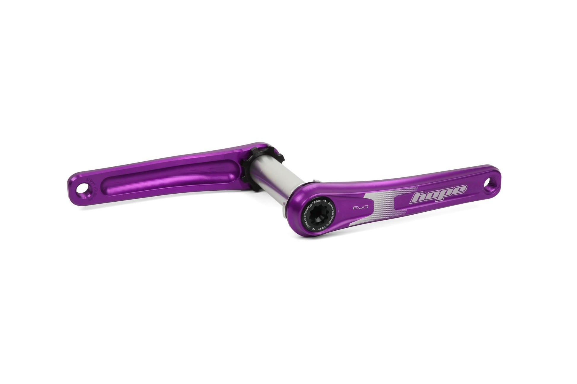 Hope EVO Crankset-Cranks-165mm-68/73mm-Purple-BRINK