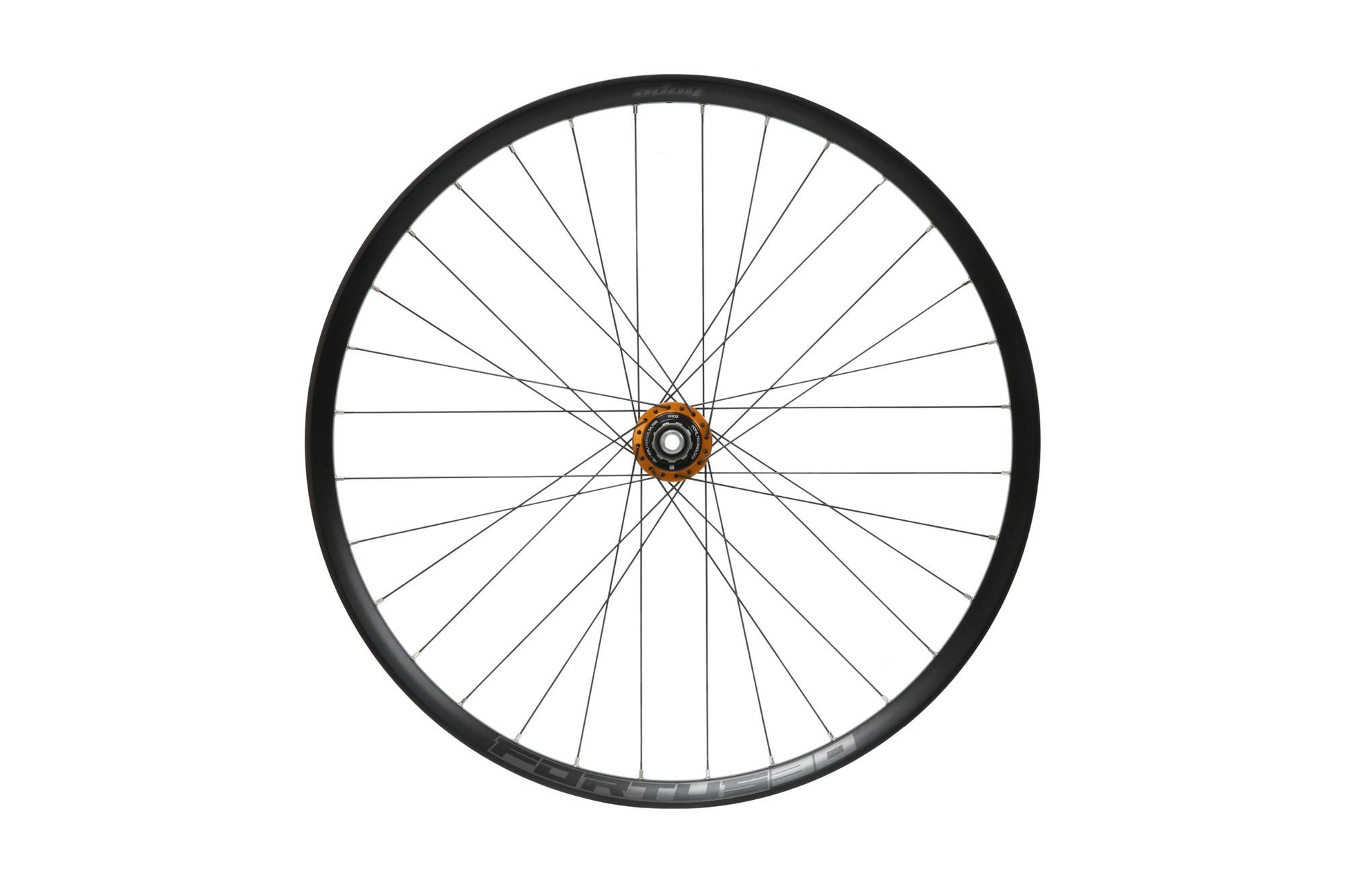 Hope Pro 5 DH Rear Wheel | Fortus 30 | 6-Bolt-Rear Wheels-26-Orange-HG Steel-BRINK