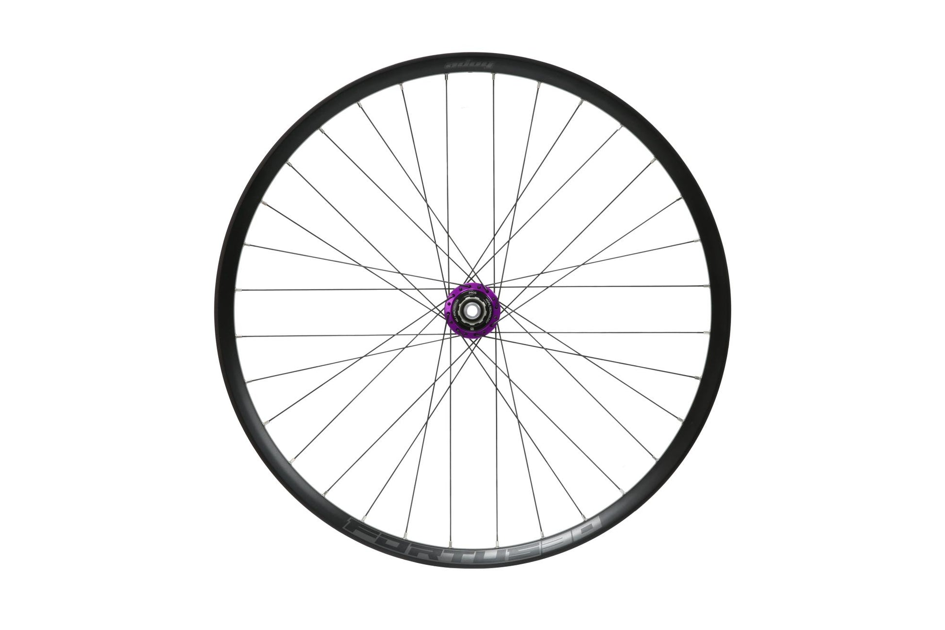 Hope Pro 5 DH Rear Wheel | Fortus 30 | 6-Bolt-Rear Wheels-26-Purple-HG Aluminium-BRINK