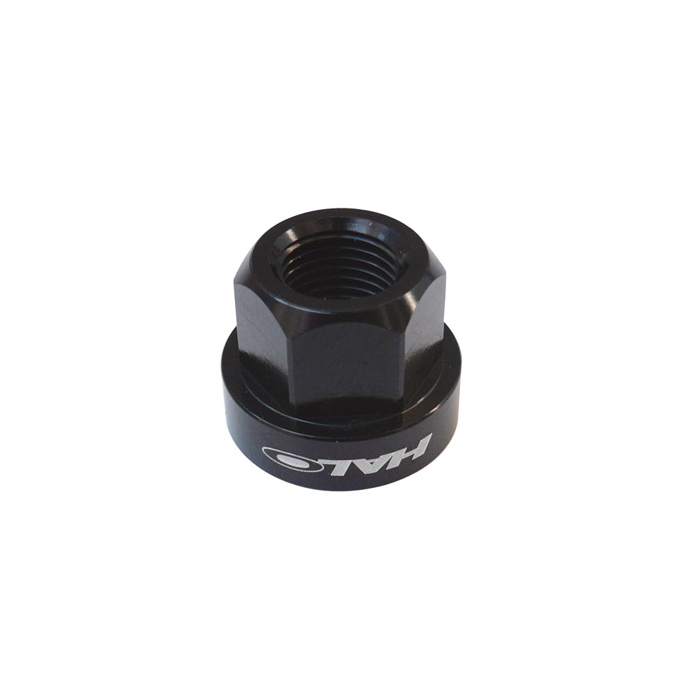 Halo Axle Nuts Alloy-M10-Black-BRINK
