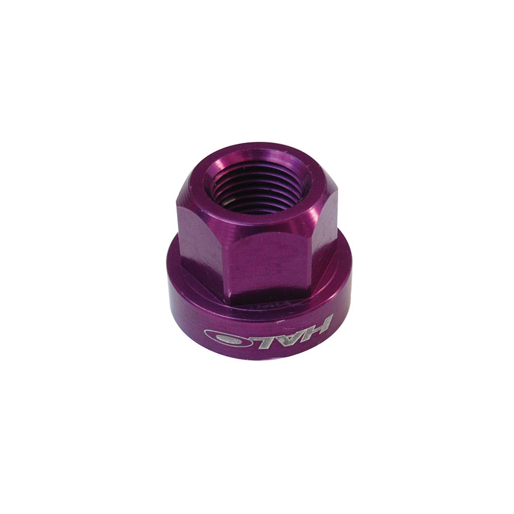 Halo Axle Nuts Alloy-M10-Purple-BRINK