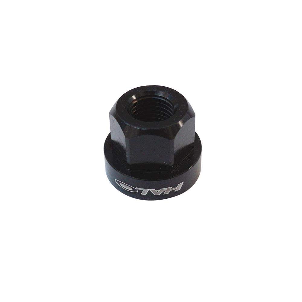 Halo Axle Nuts Alloy-M9-Black-BRINK