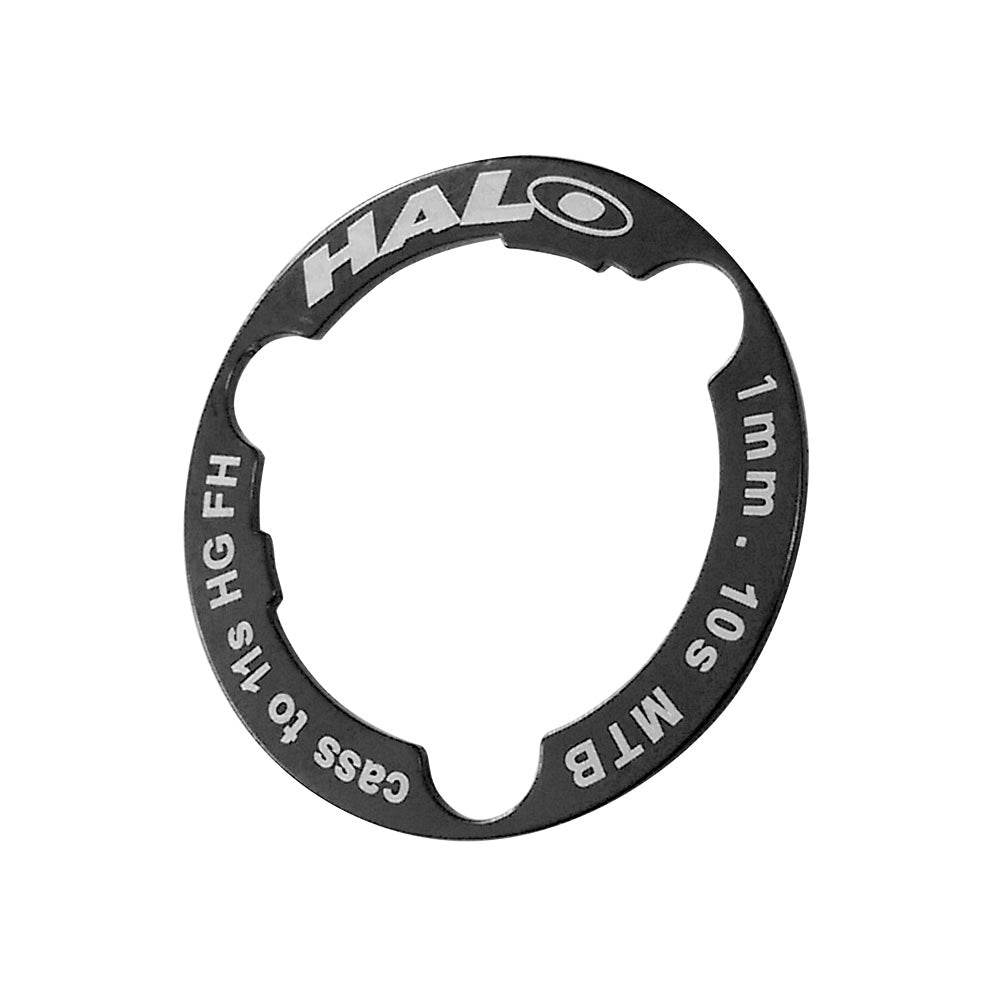 Halo Cassette Spacer-10spd to 11spd-1mm Black-BRINK
