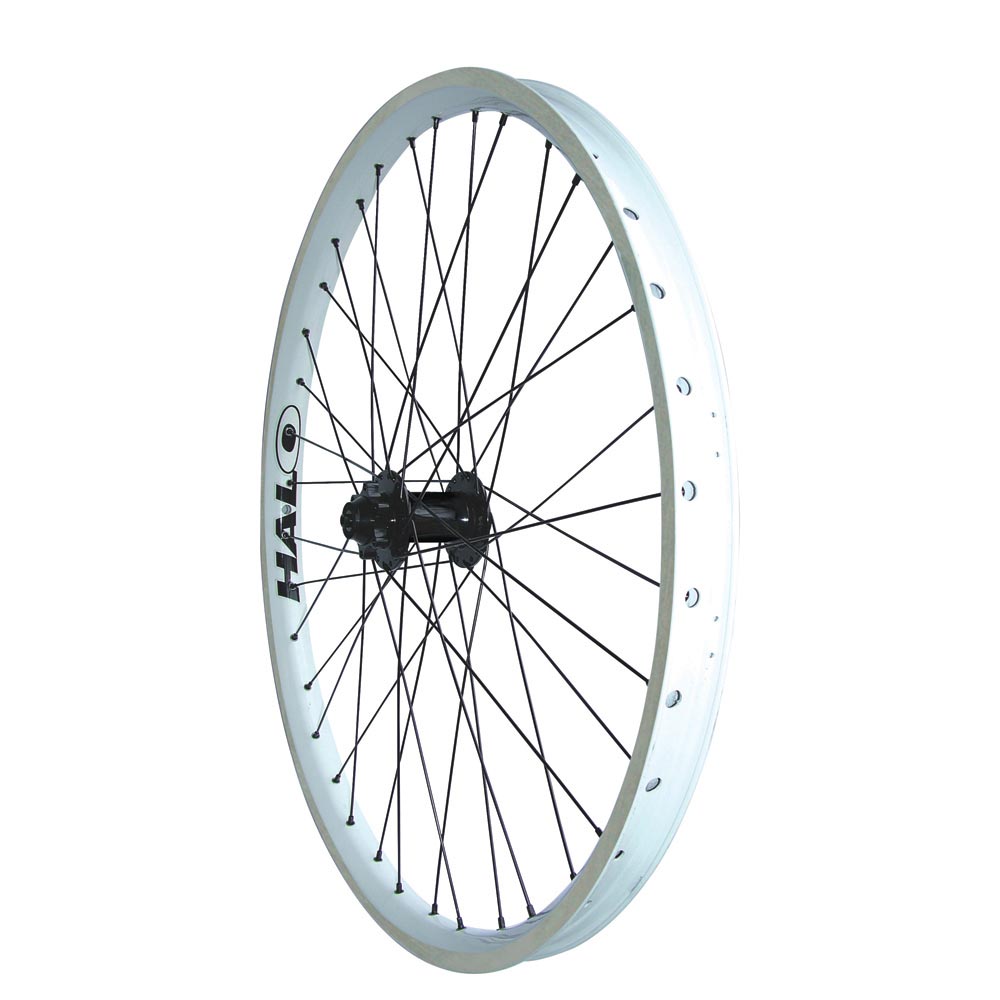 Halo Combat Front Wheel-26-100mm QR-White-BRINK
