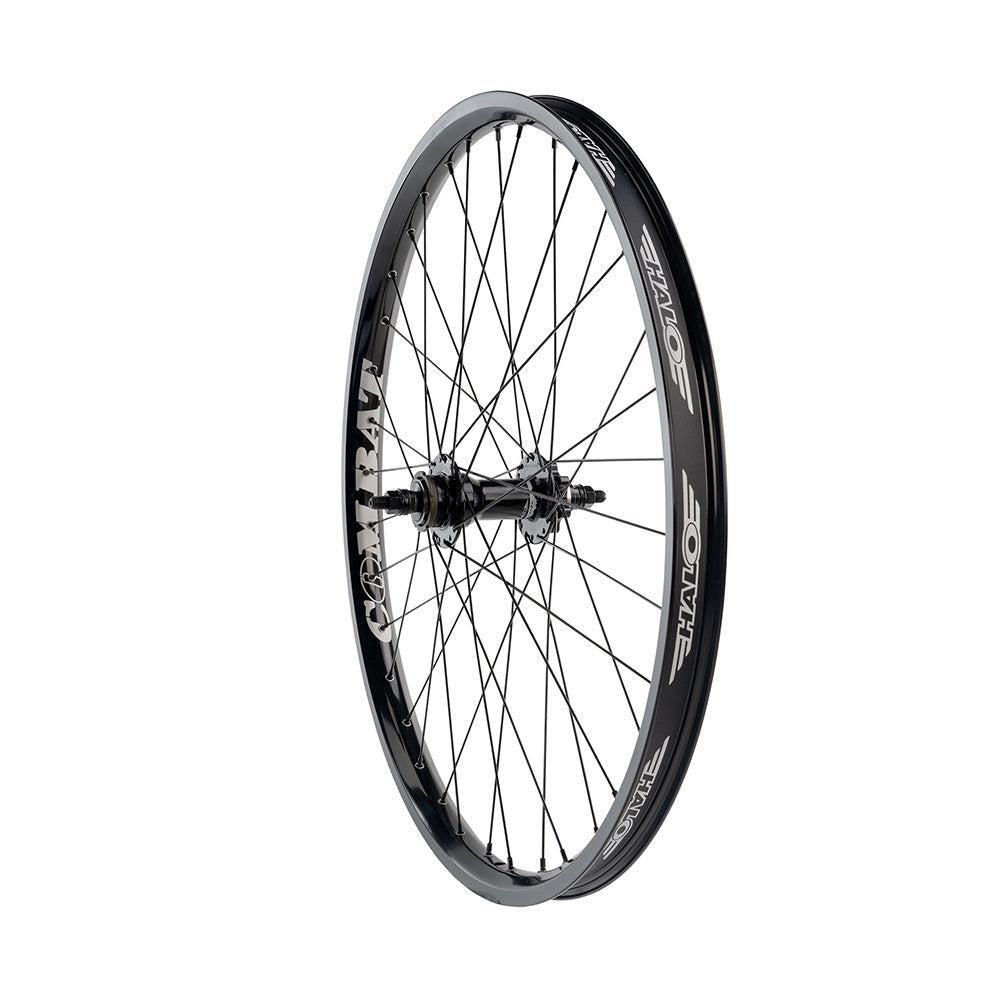 Halo Combat Rear Wheel-26-Black-Shimano HG Singlespeed-BRINK