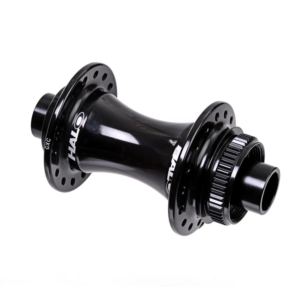 Halo GXC Disc Front Hub-100 x 15mm-32h-Black-BRINK