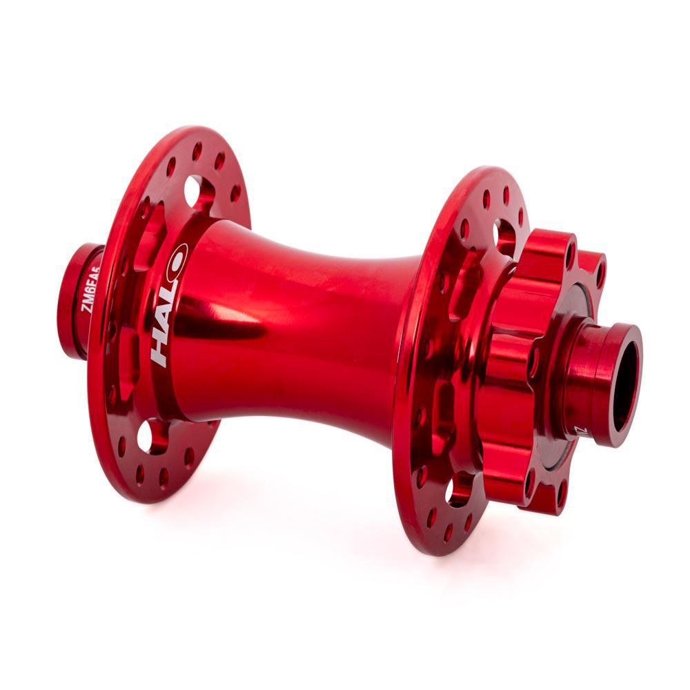 Halo MT Front Hub-100 x 15mm-32h-Red-BRINK