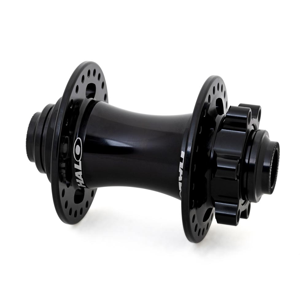 Halo MT Front Hub-100 x 15mm-48h-Black-BRINK