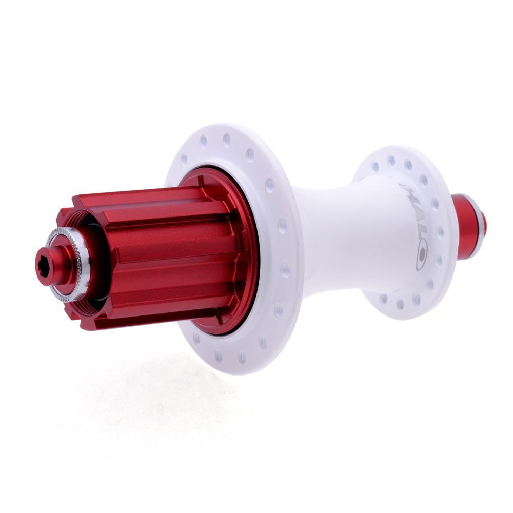 Halo RS 6 Drive Rear Hub-White-32h-Campag-BRINK