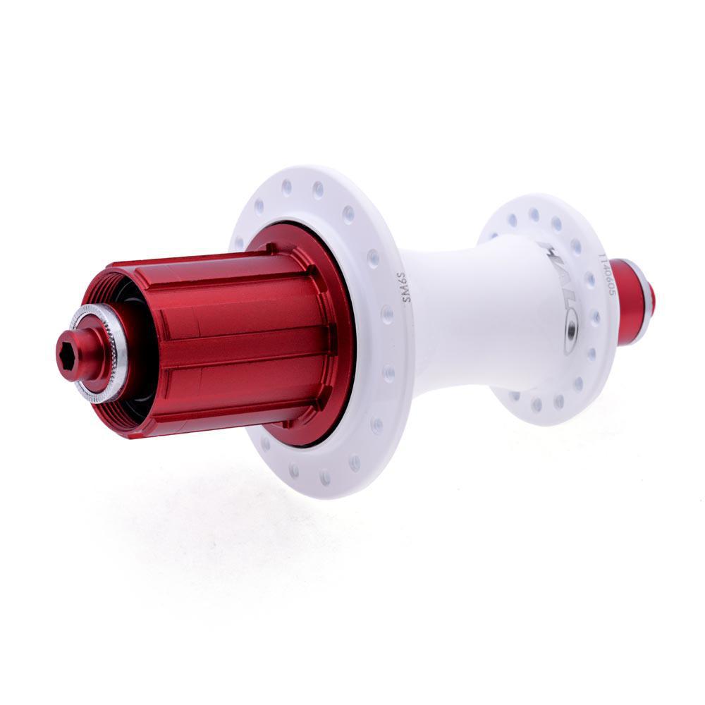 Halo RS 6 Drive Rear Hub-White-32h-Shimano HG-BRINK