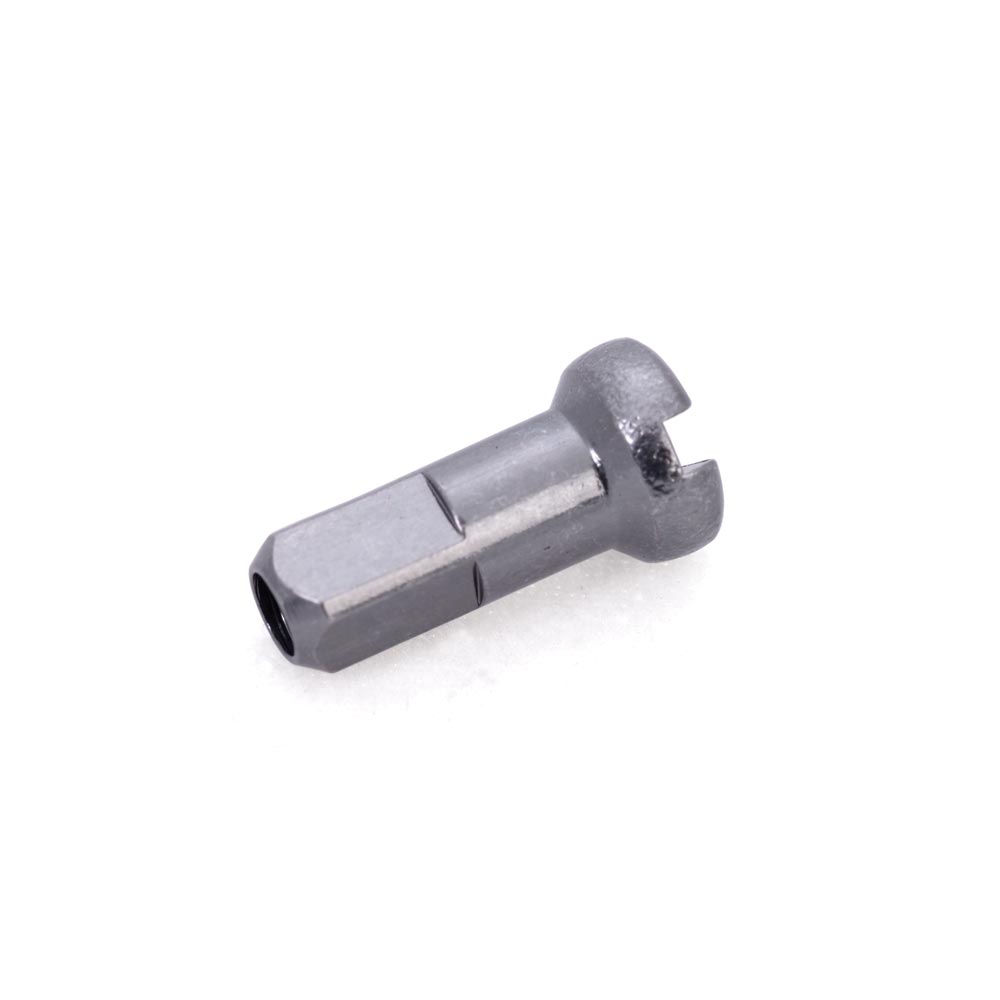 Halo Race Nipples-14g 12mm-Grey-Aluminium-BRINK