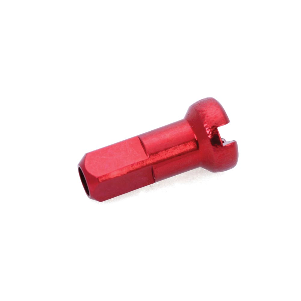 Halo Race Nipples-14g 12mm-Red-Aluminium-BRINK