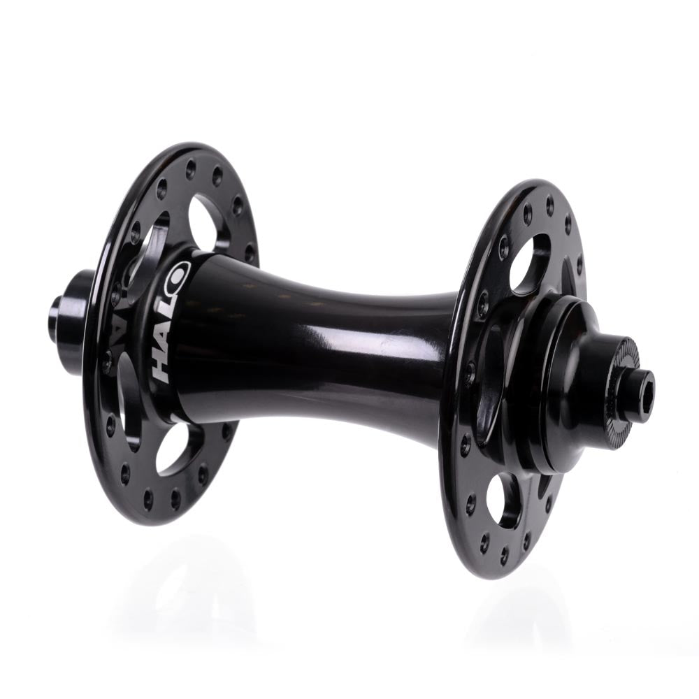 Halo Retro 6 Drive Front Hub-100mm QR-32h-Black-BRINK