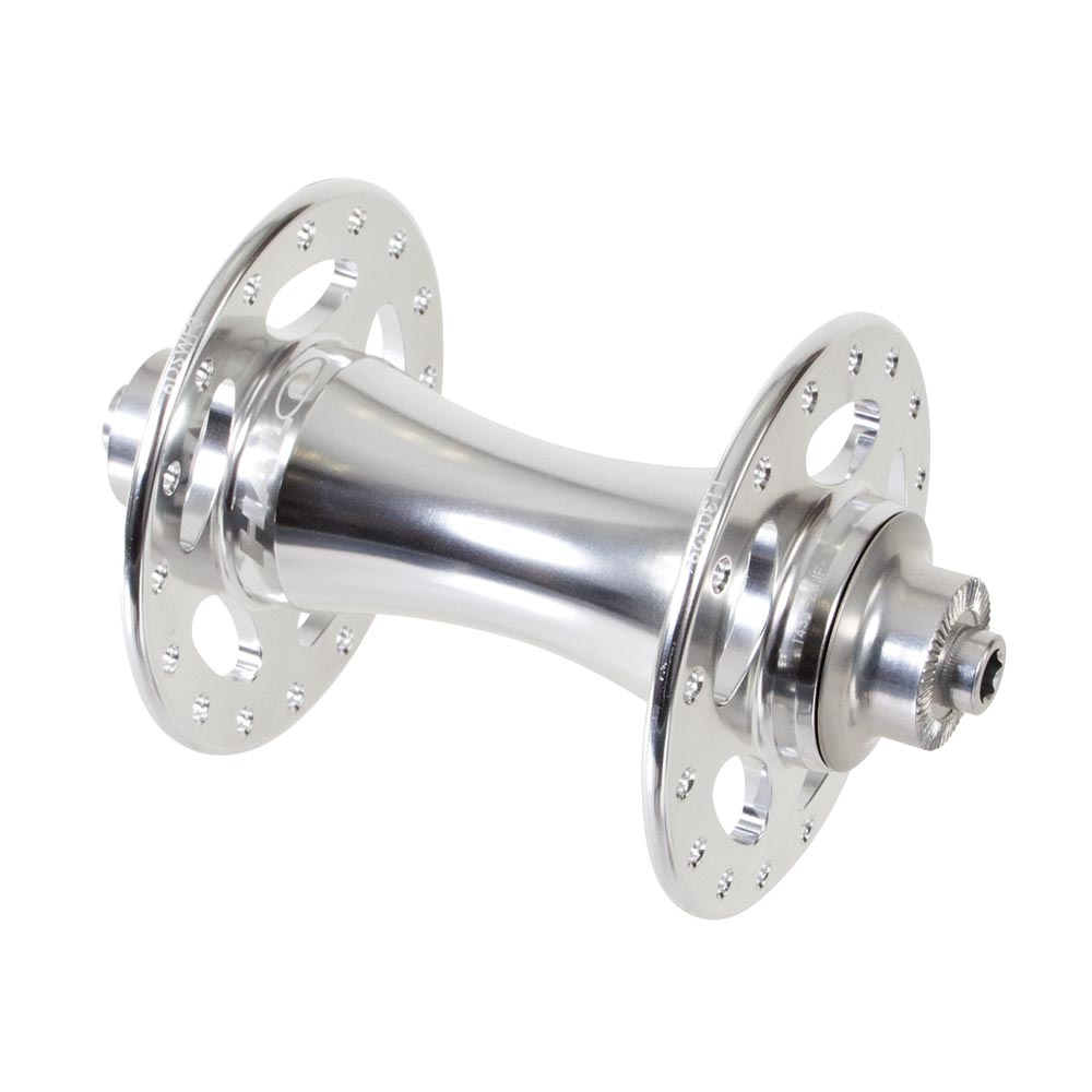 Halo Retro 6 Drive Front Hub-100mm QR-32h-Silver-BRINK