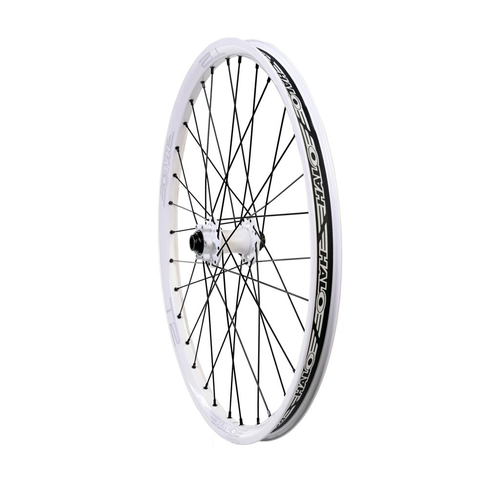 Halo T2 Front Wheel-24-100 x 15mm-White-BRINK