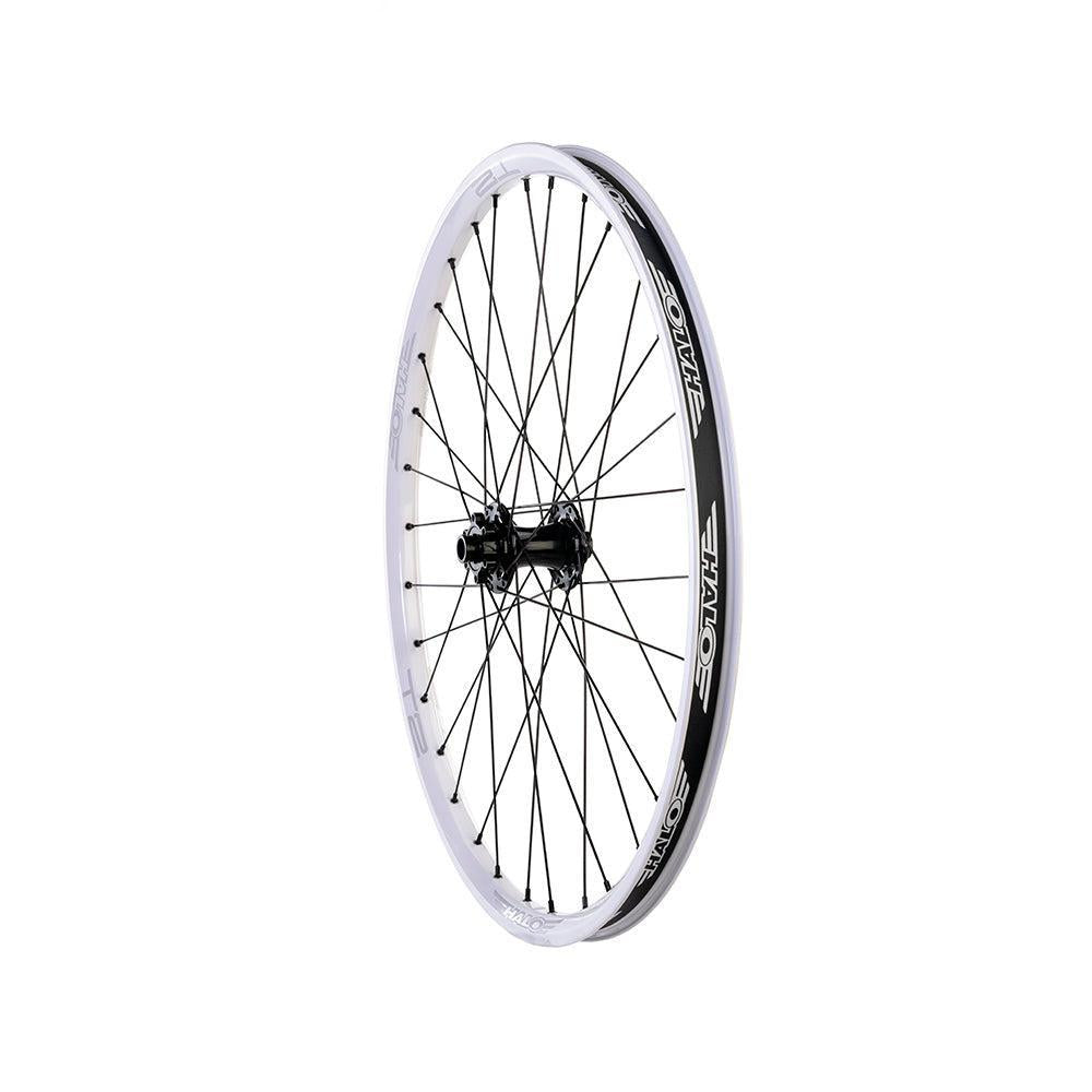 Halo T2 Front Wheel-26-100 x 15mm-White-BRINK