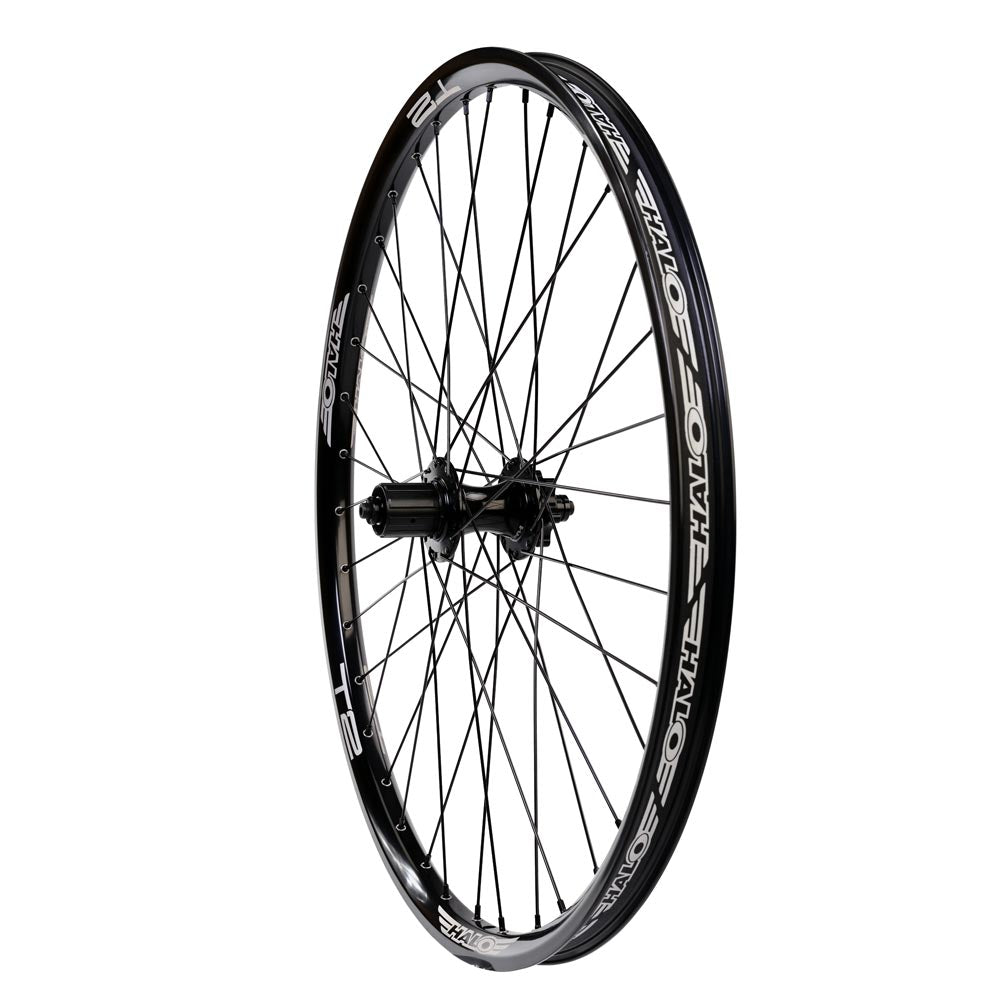 Halo T2 Rear Wheel-26 Black-135mm QR-Shimano HG-BRINK