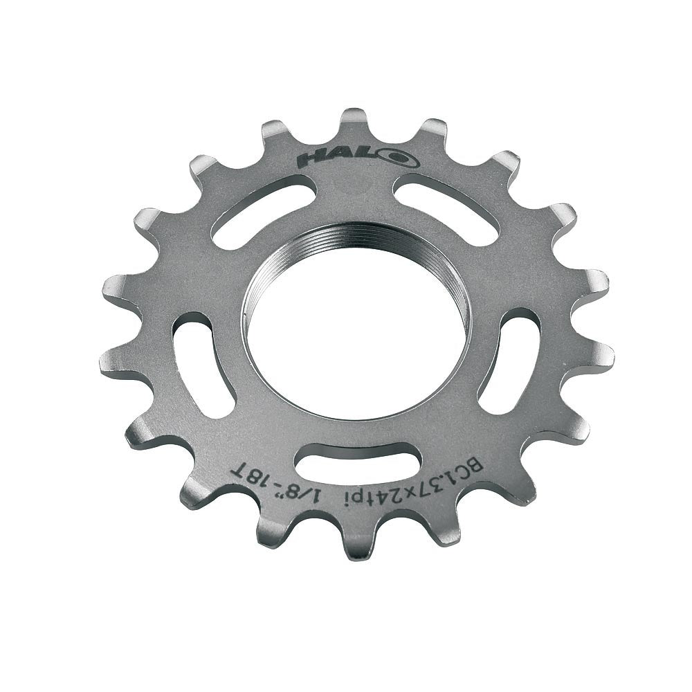 Halo Track Cog-18t-Silver-BRINK