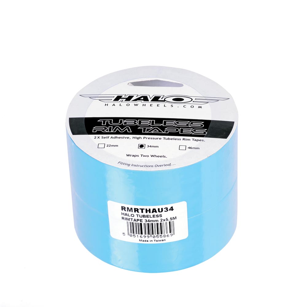 Halo Tubeless Rimtape-34mm-2 x 5.5m Roll-BRINK