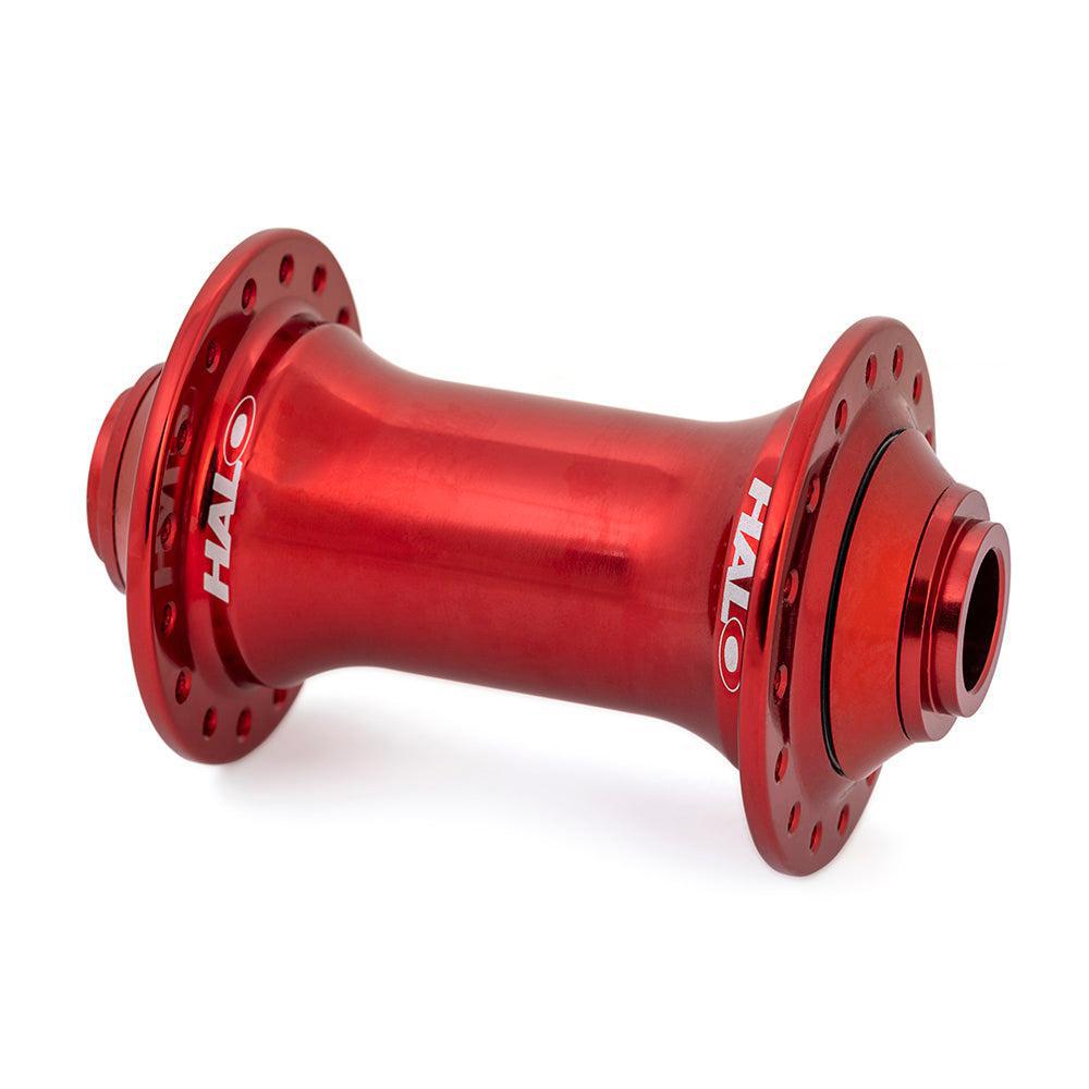 Halo Wide Boy Front Hub-100 x 15mm / 100 x 20mm-32h-Red-BRINK