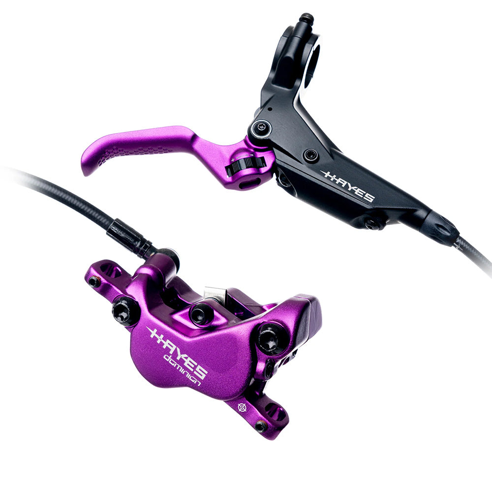 Hayes Dominion A4 Brake Kit-Regular Reach Lever-4 Piston-Purple / Black-BRINK