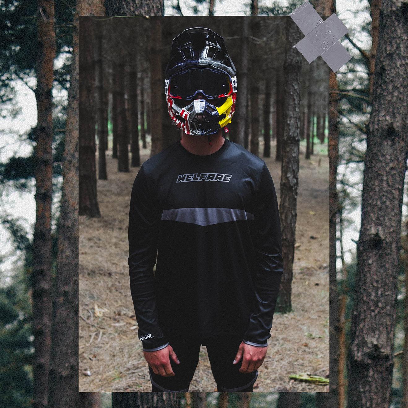 Helfare Rival Long Sleeve Jersey-XXS-Onyx Black-BRINK