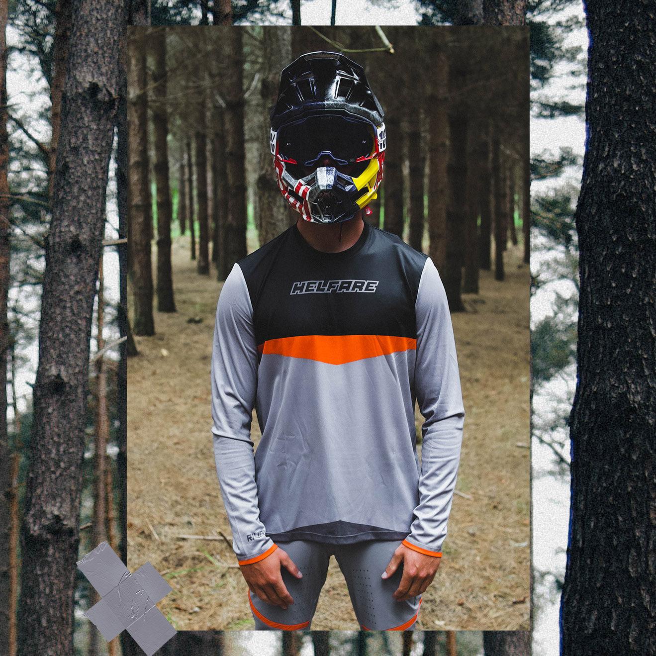 Helfare Rival Long Sleeve Jersey-XXS-Shark Grey-BRINK