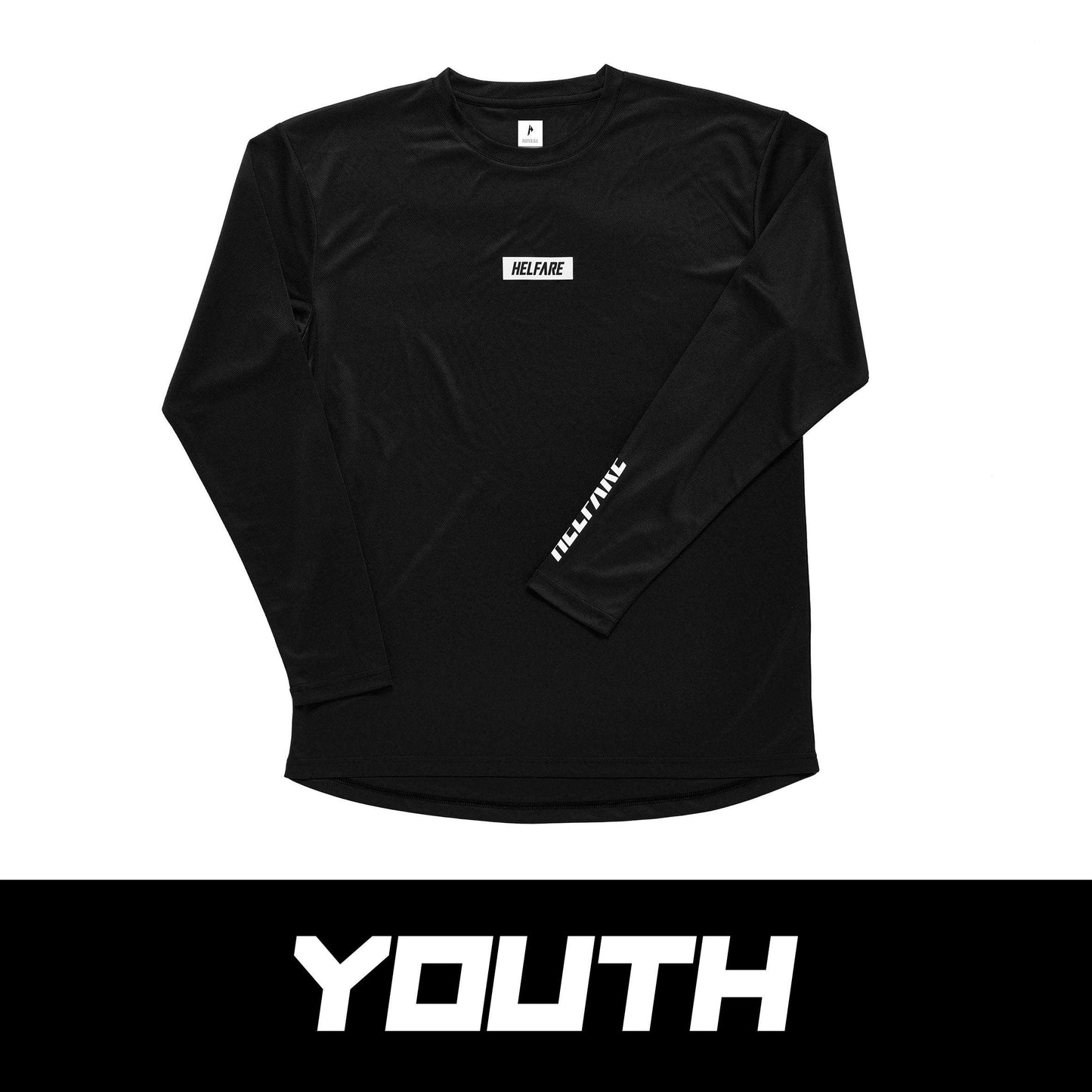 Helfare Youth Cadence Jersey-L (10-12 yo)-Black-BRINK