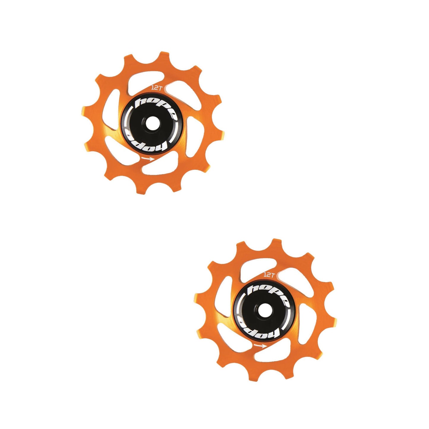 Hope 12 Tooth Jockey Wheels-12 Tooth-Orange-BRINK