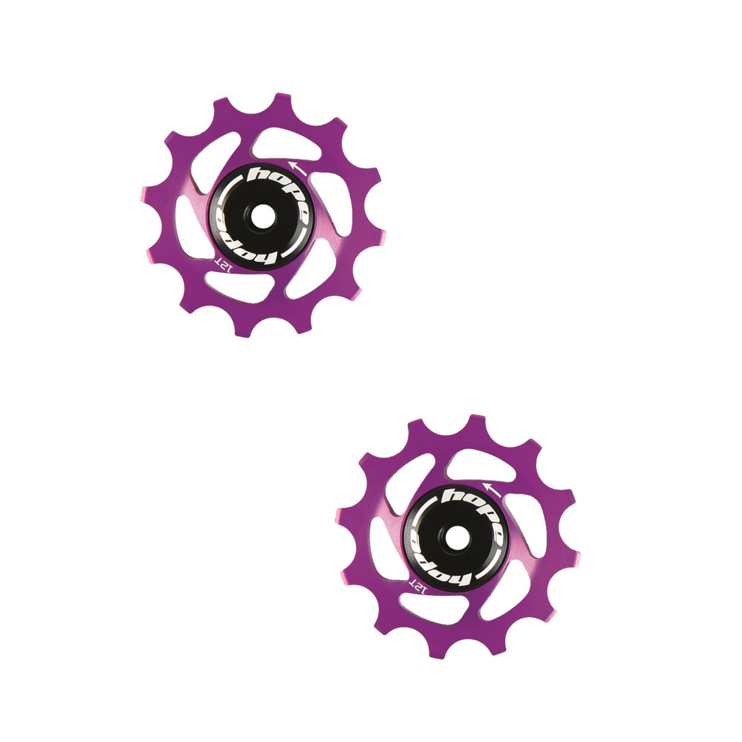 Hope 12 Tooth Jockey Wheels-12 Tooth-Purple-BRINK