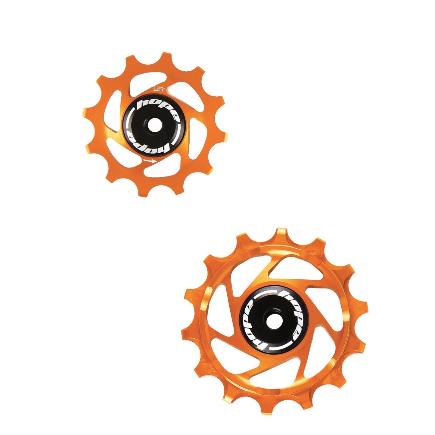 Hope 14 / 12 Tooth Jockey Wheels-14 / 12 Tooth-Orange-BRINK