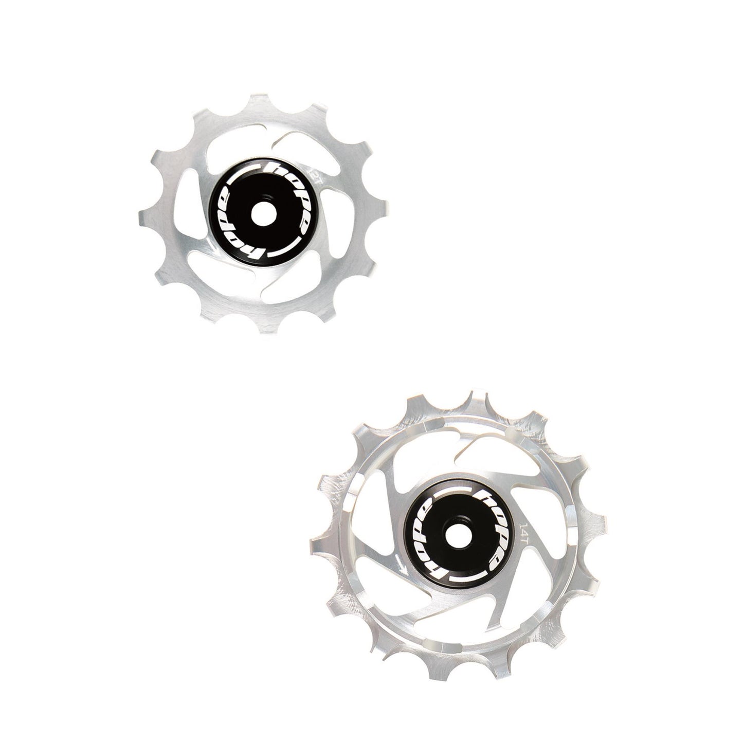 Hope 14 / 12 Tooth Jockey Wheels-14 / 12 Tooth-Silver-BRINK