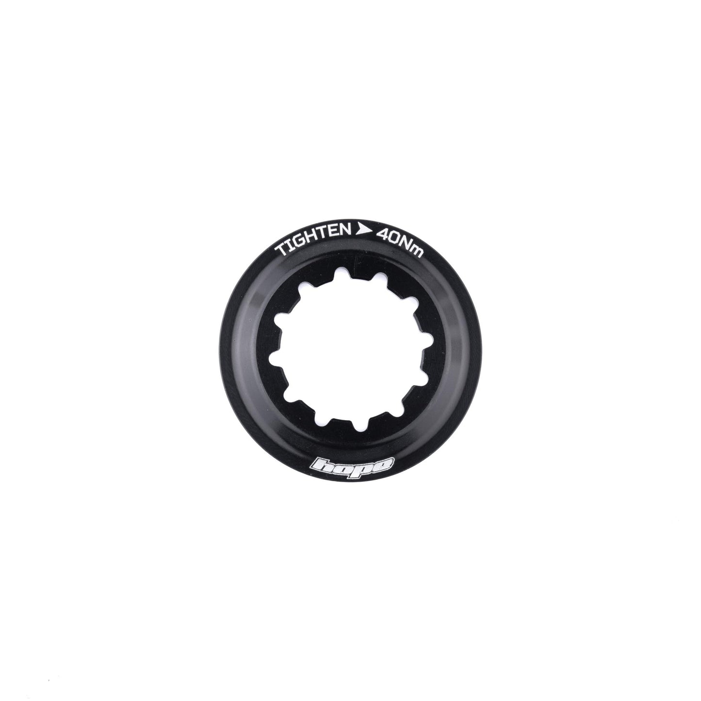 Hope Centre Lock Rotor Lockring-Black-BRINK