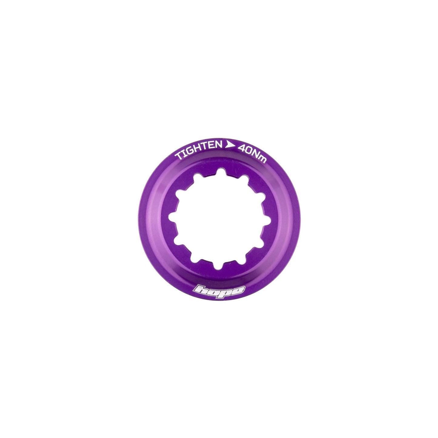 Hope Centre Lock Rotor Lockring-Purple-BRINK